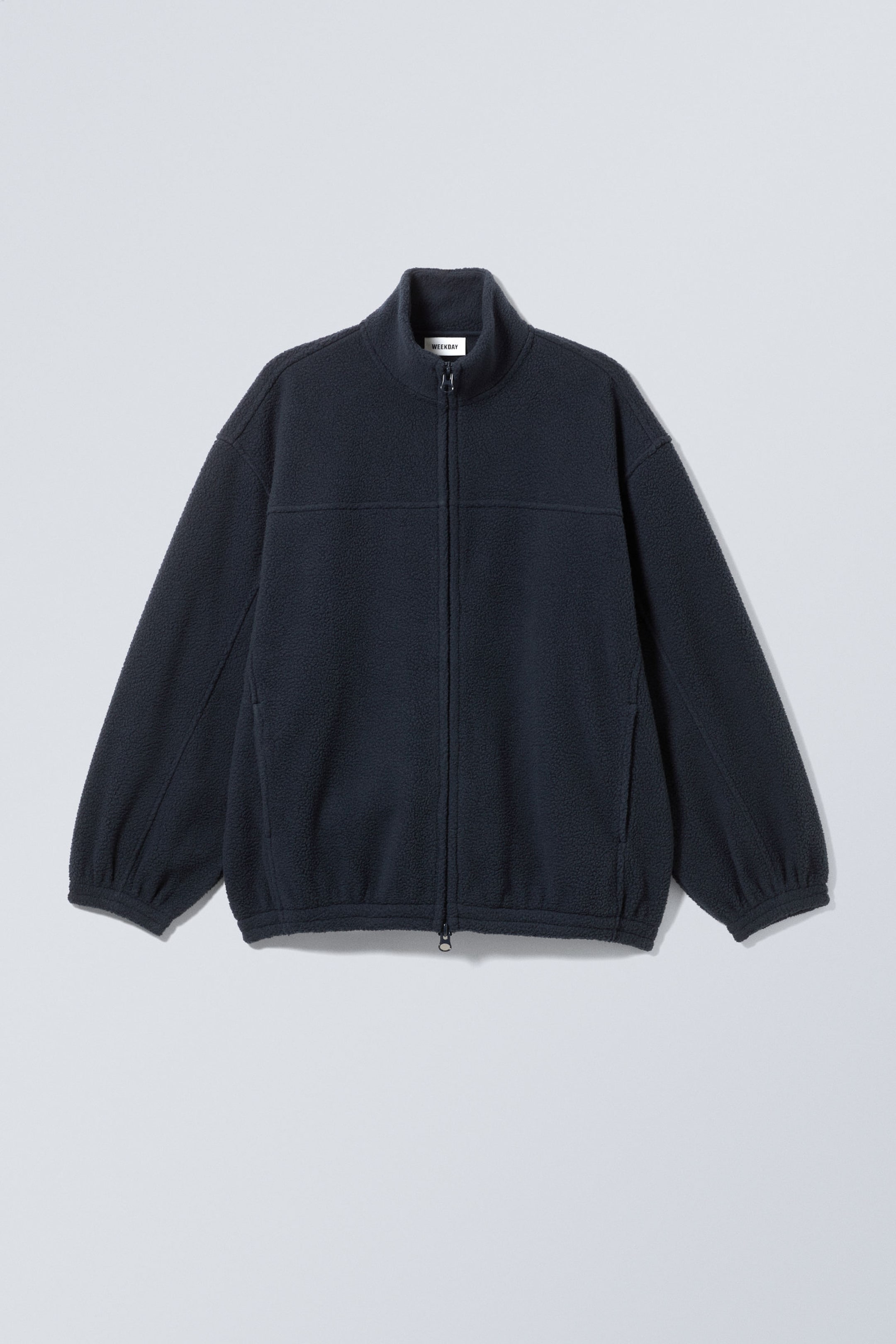 Navy Blue - Fleece Zip Jacket - 2