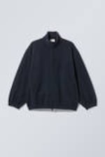 Navy Blue - Fleece Zip Jacket - 2