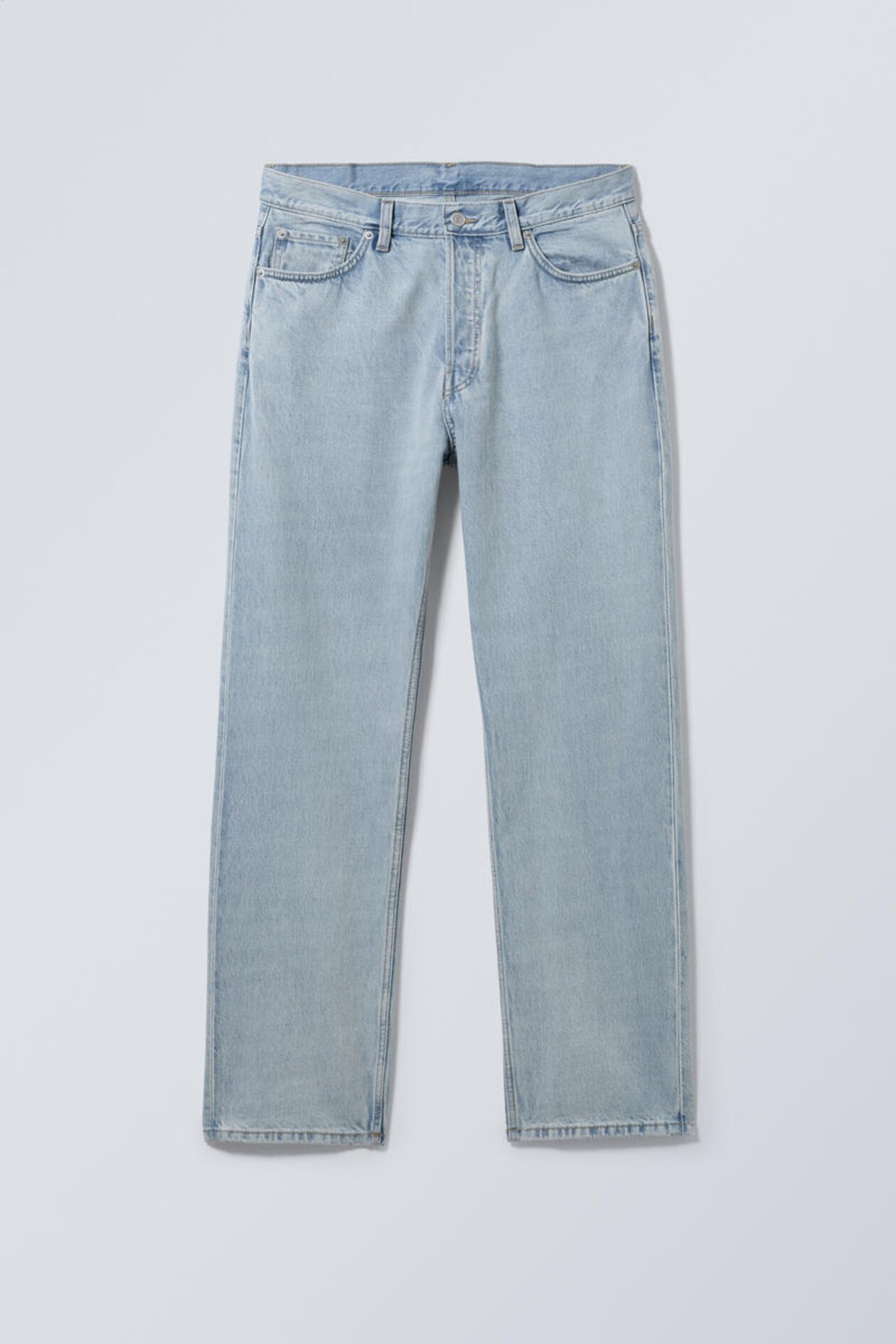 Relaxed Straight-Leg Blue Jeans main image 0