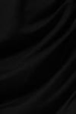 Schwarz - Drapiertes, asymmetrisches Langarm-Minikleid - 5