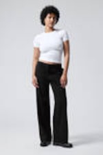 Black - Emily Low Waist Suiting Trousers - 0