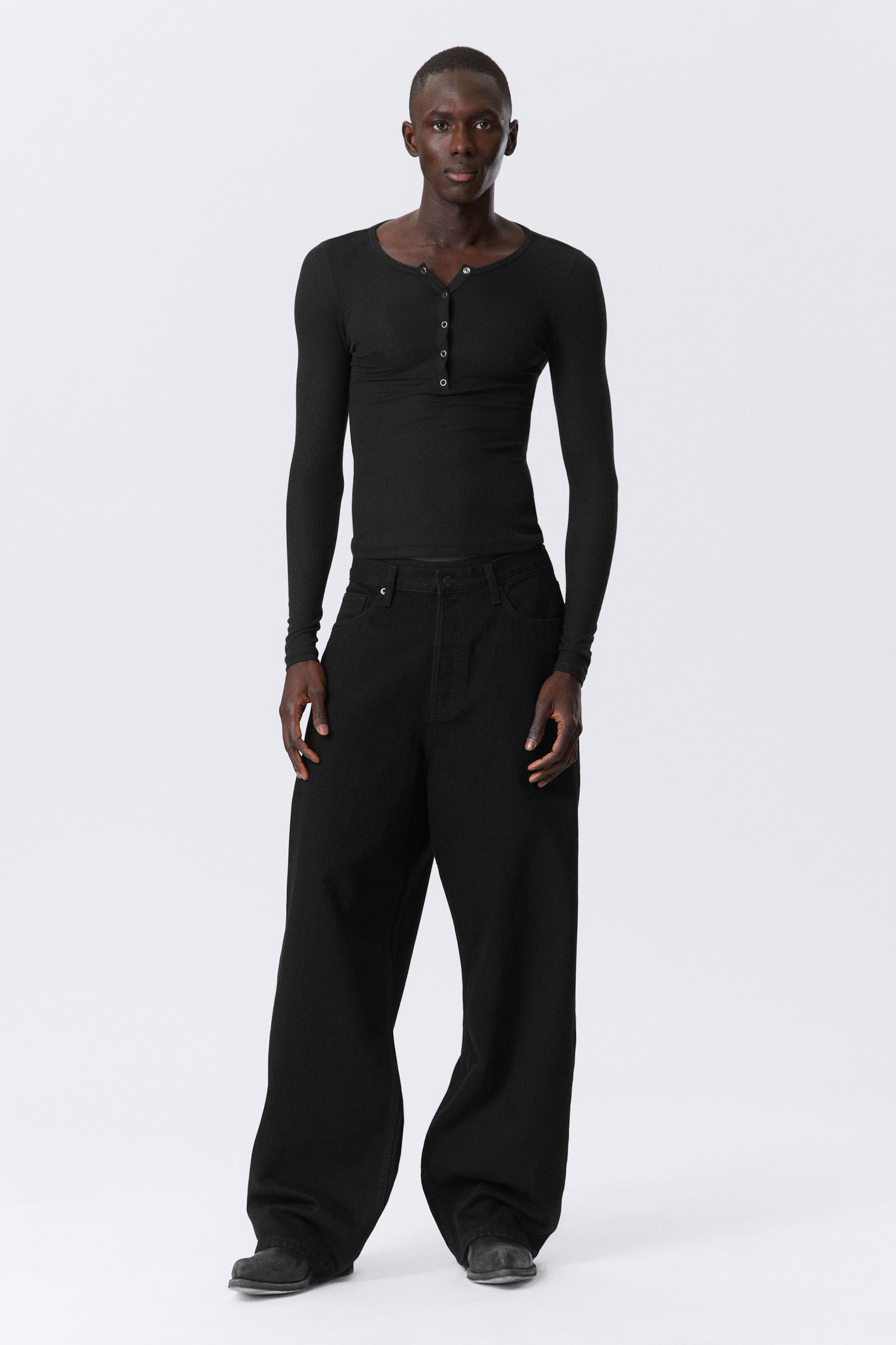 #272627 - Astro Loose Baggy Leg Jeans - 2