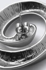 Zilver - Gedraaide oorbellen - 3