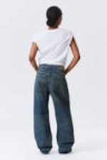 Moss Blue - Galaxy Loose Straight Leg Jeans - 10