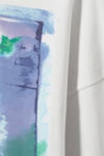 White - Surf Paint - Great Boxy Graphic Long Sleeve T-shirt - 6