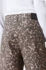 Leopardenmuster - Lockere Baggy-Shorts aus bedrucktem Baumwoll-Twill - 9