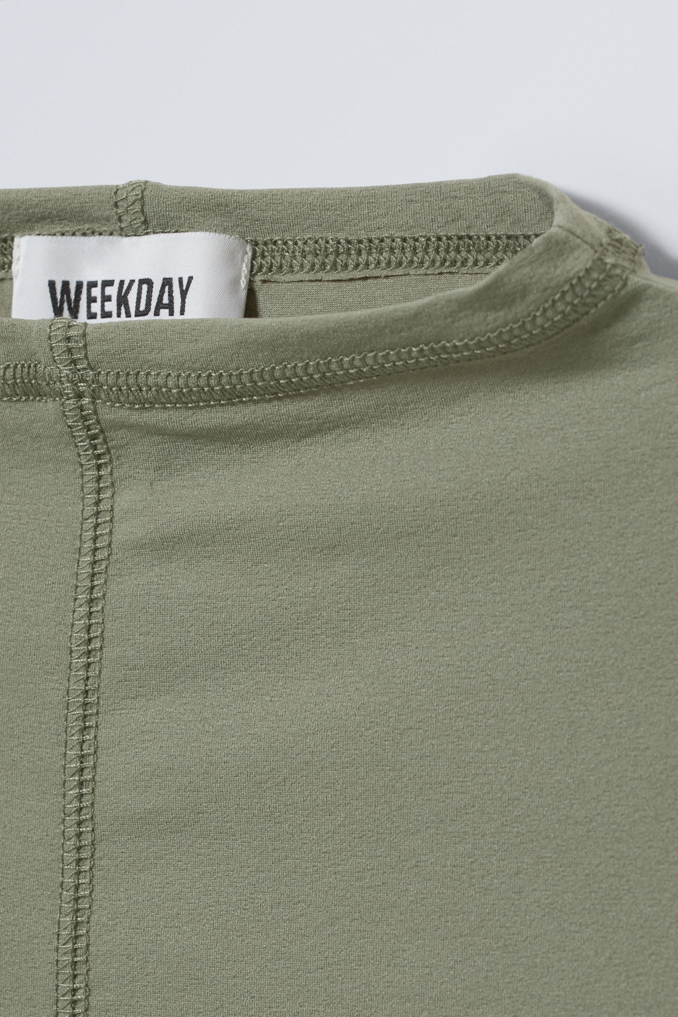 Khaki Green - Jen Mockneck Top - 1