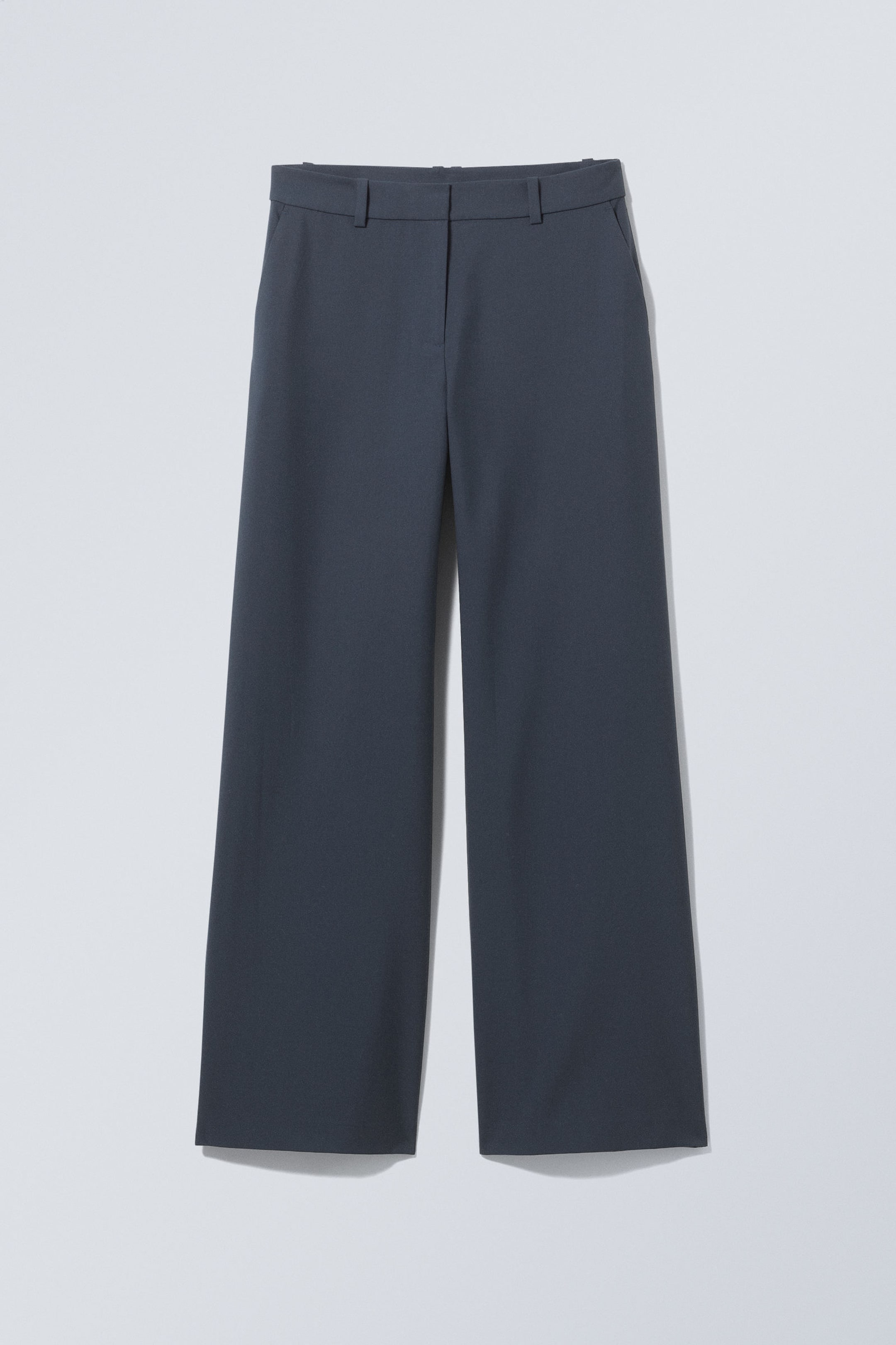 Navy - Emily Low Waist Suiting Trousers - 0