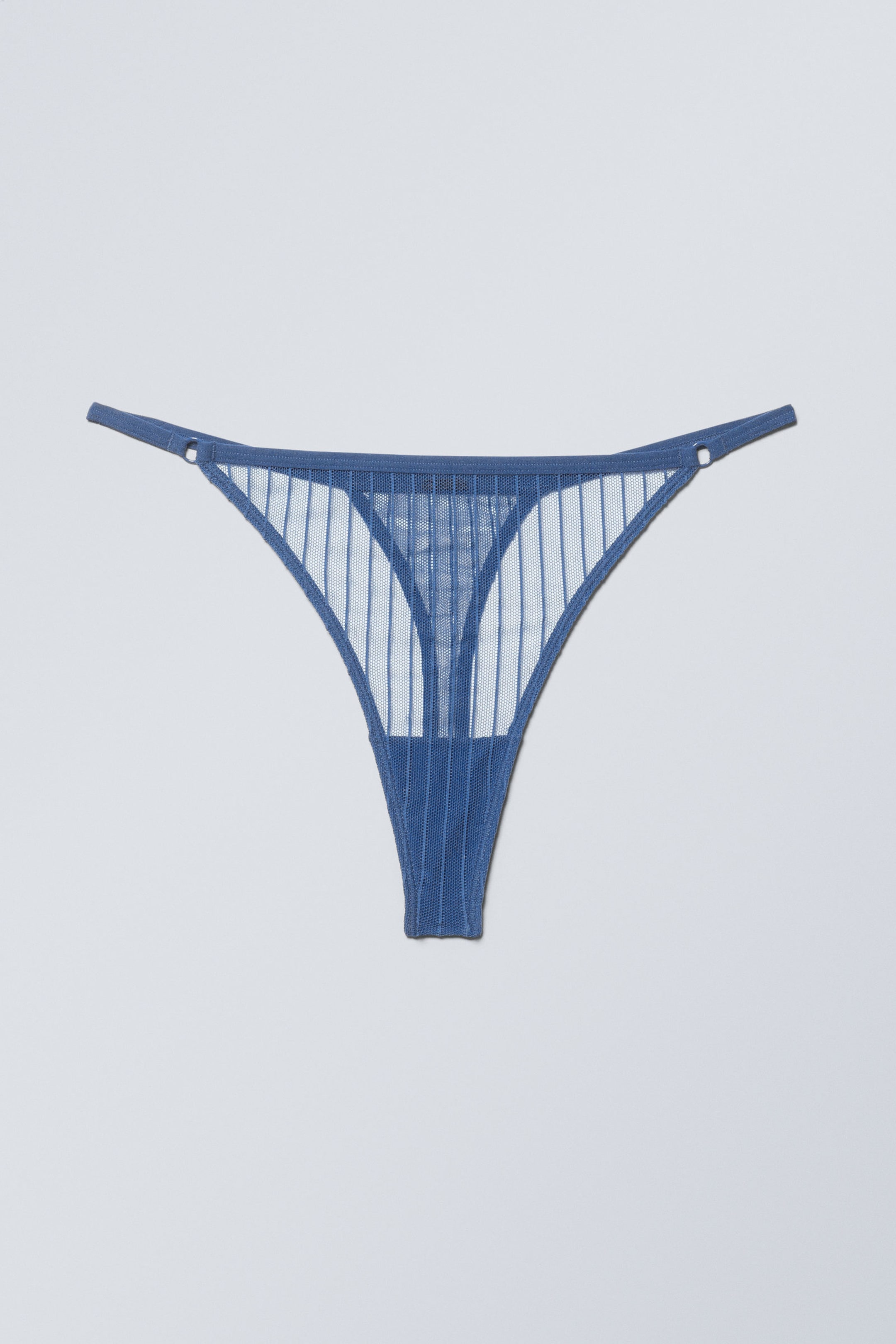 Blue - 2-pack Zelda Lace Thong - 0