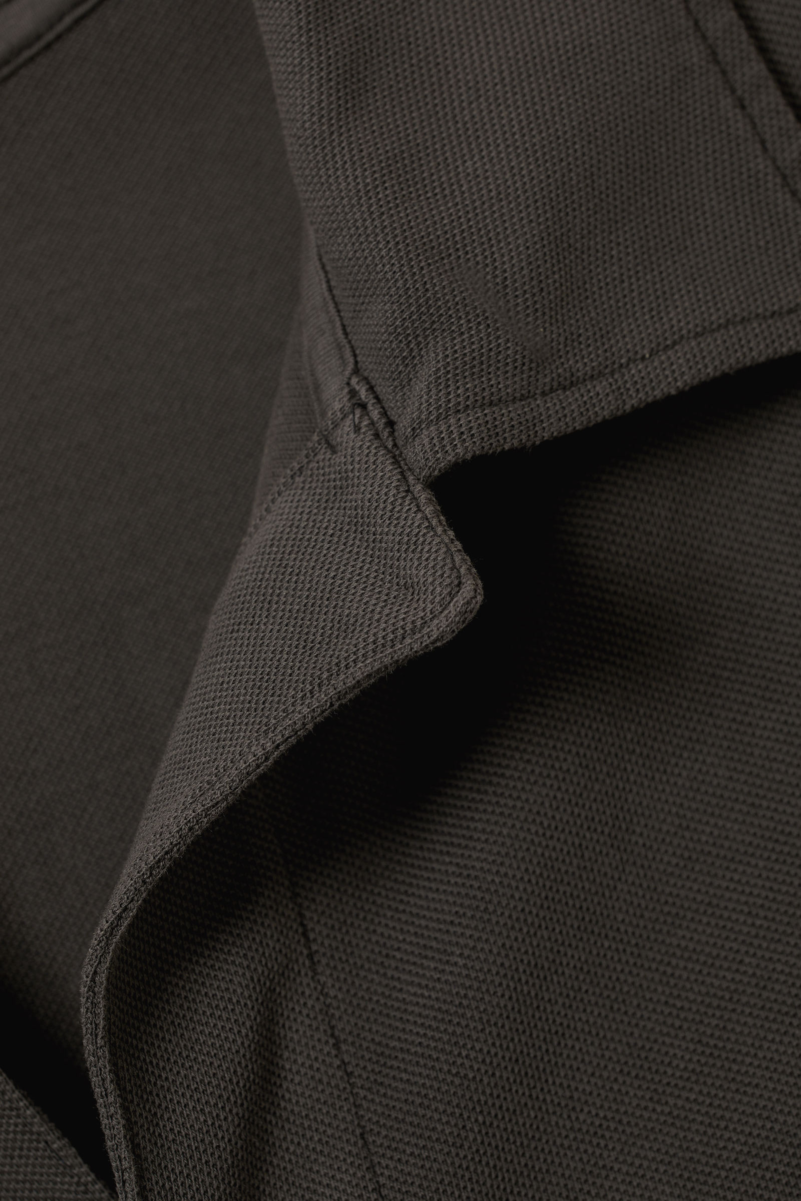 oversized long sleeve polo shirt - Dark Grey | Weekday WW