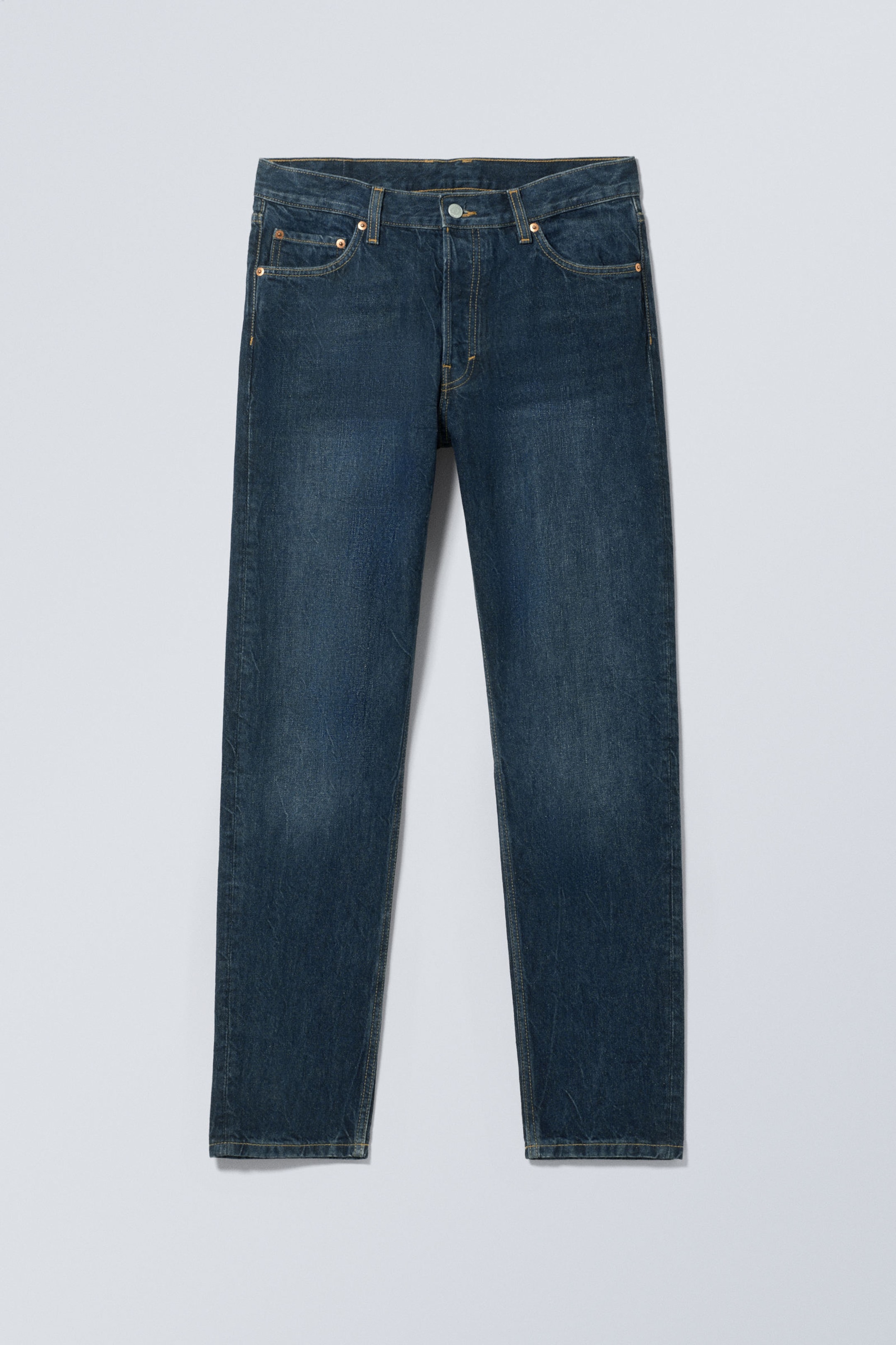 Compact Blue - Dark Blue - Barrel Relaxed Taperd Leg Jeans - 2