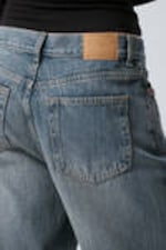 Trove Blue - Mittelblau - Rail Mid Waist Loose Wide Leg Jeans - 3