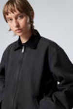 Washed Black - Belle Washed Canvas Jacket - 1