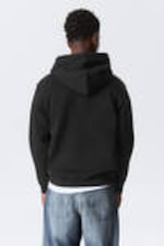 Schwarz - Klassischer, mittelschwerer Hoodie - 2