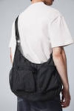 Black - Pocket Crossbody Bag - 0