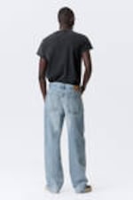 Blue Fade - Middelblauw - Galaxy Loose Straight Leg Jeans - 9