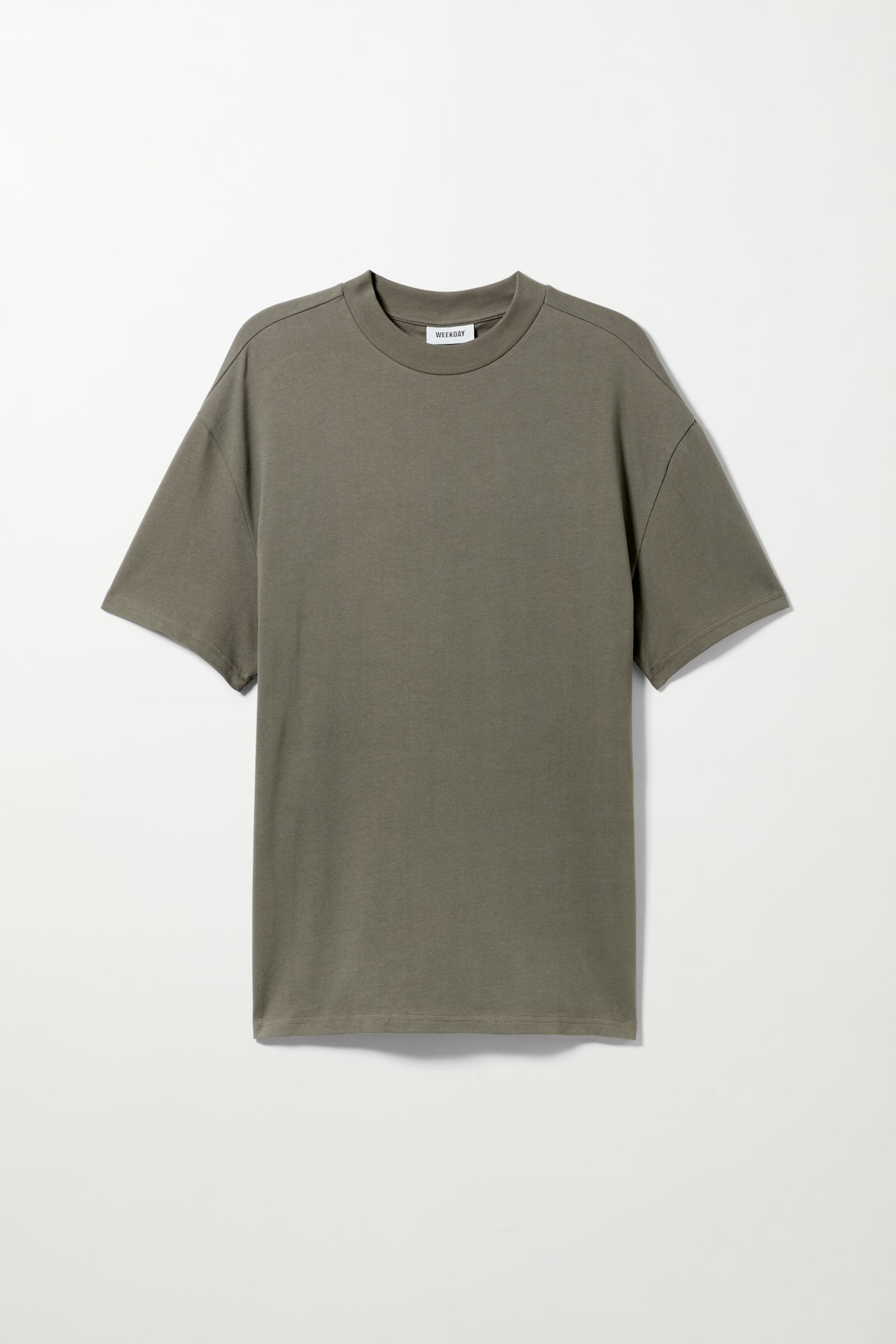 Khaki - Großartiges Heavyweight-T-Shirt - 0