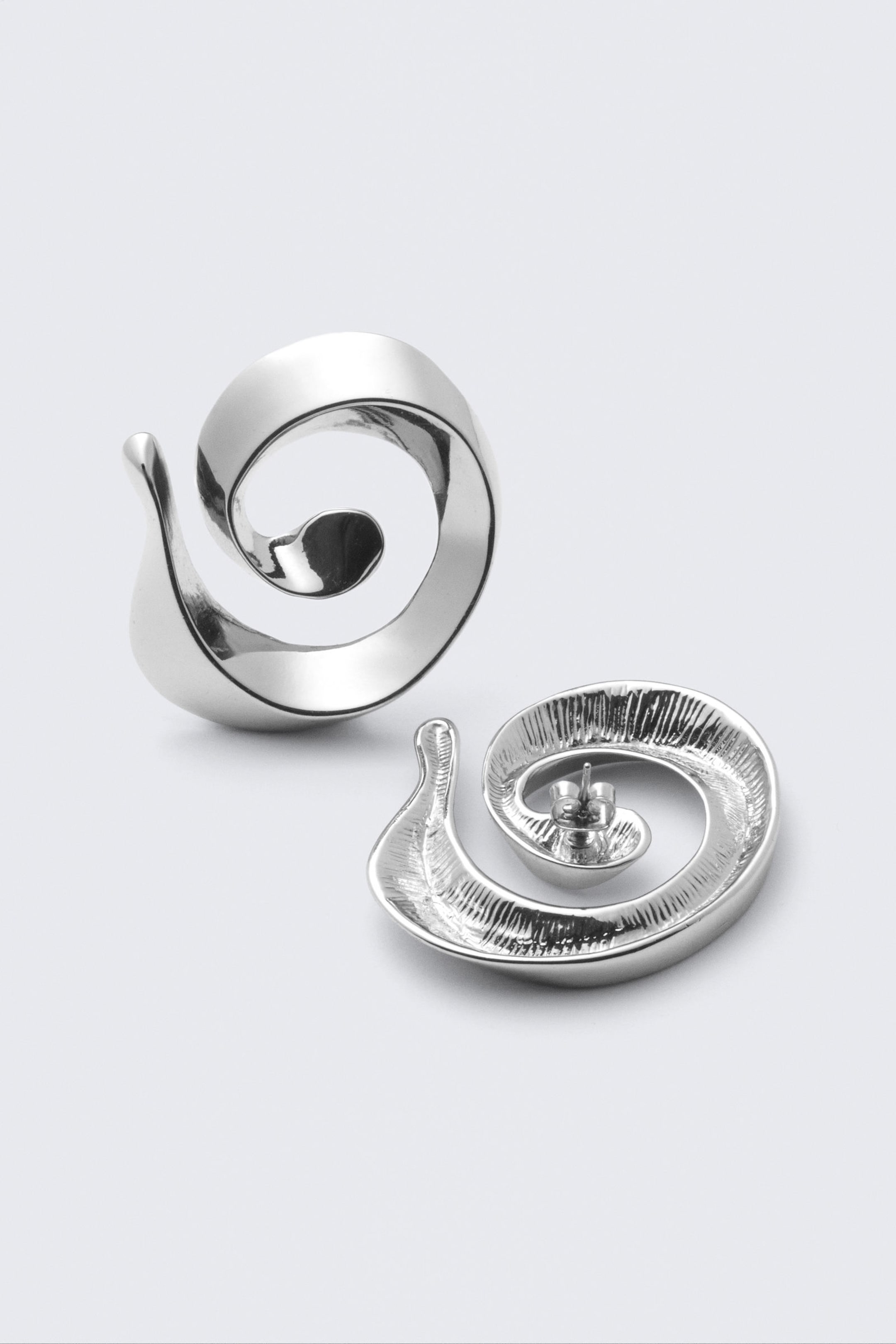 #ABAAAA - Twist Earrings - 2