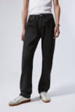 Tuned Black - Black - Space Relaxed Straight Leg Jeans - 1