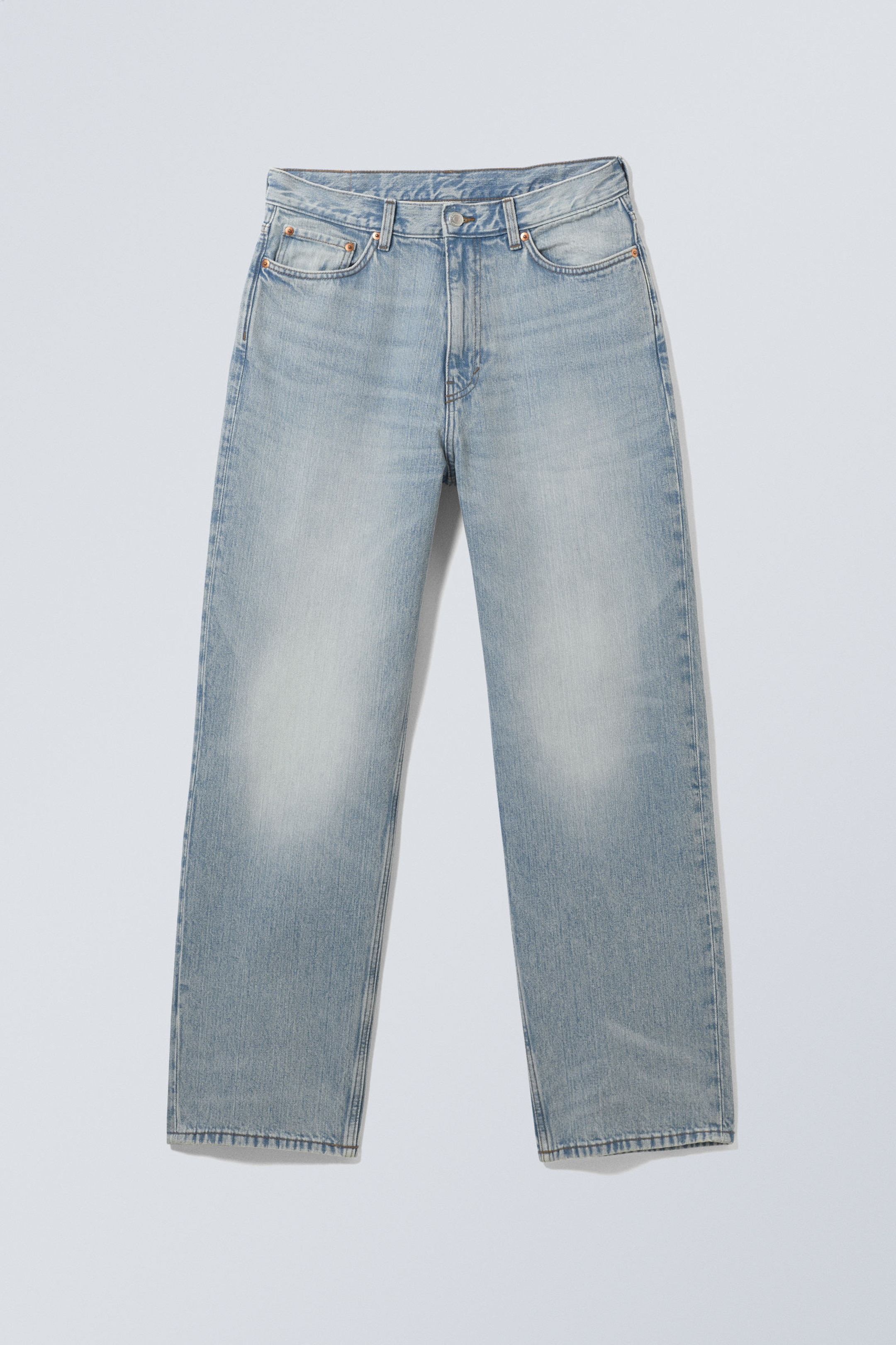 Aeon Blue – Lichtblauw - Galaxy Loose Straight Leg Jeans - 8