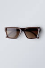 Transparant Dark Brown - Port Sunglasses - 0