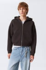 #3F3838 - Simon Scuba Zip Hoodie