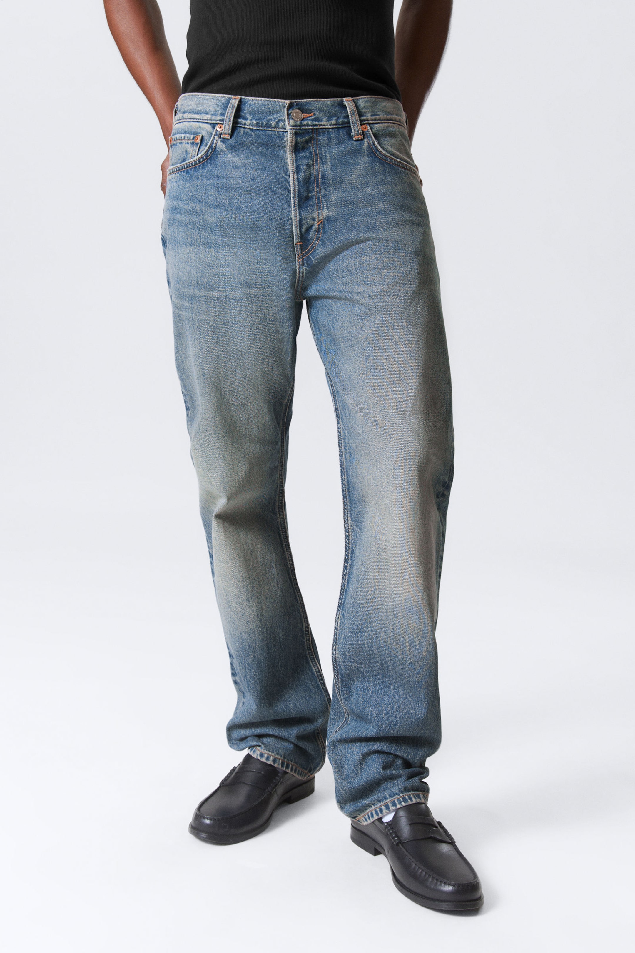 #79829D - Space Relaxed Straight Leg Jeans - 2
