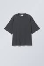 Off Black - Loose Oversized Fit T-shirt - 0