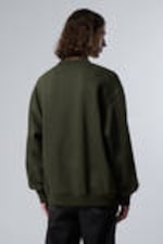 Dark Khaki Green - Relaxed Heavyweight Sweatshirt - 3