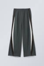 Dark Grey Colour Block - Aida Colour Block Track Trousers - 0