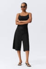 Black - Astro Loose Baggy Linen-Blend Shorts - 4
