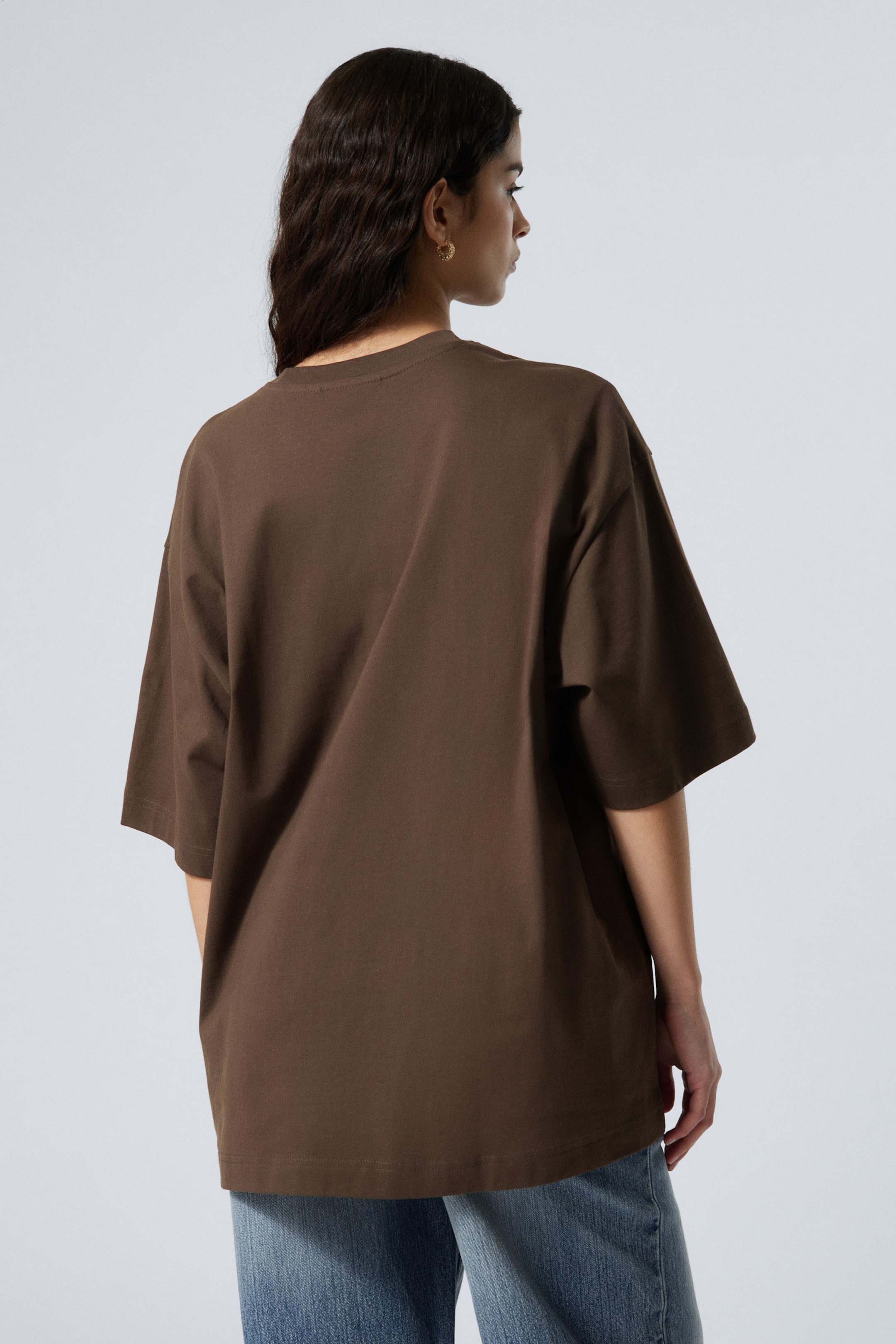 Dark Brown - Oversized T-shirt - 2