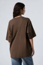 Dark Brown - Oversized T-shirt - 2