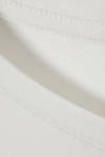 White - Oversized Sleeveless Tank Top - 4