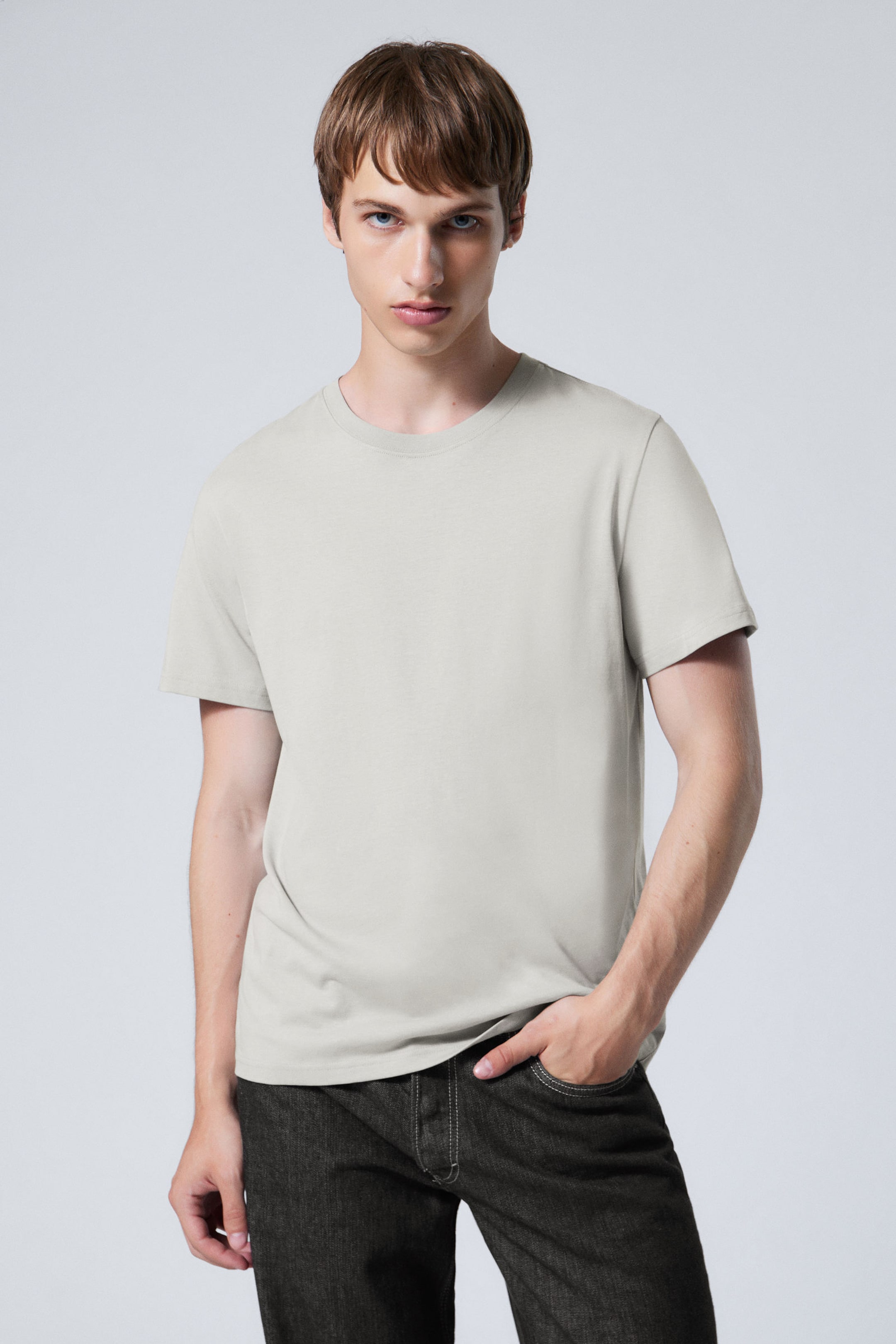 Dusty Grey - Standard Midweight T-shirt - 1