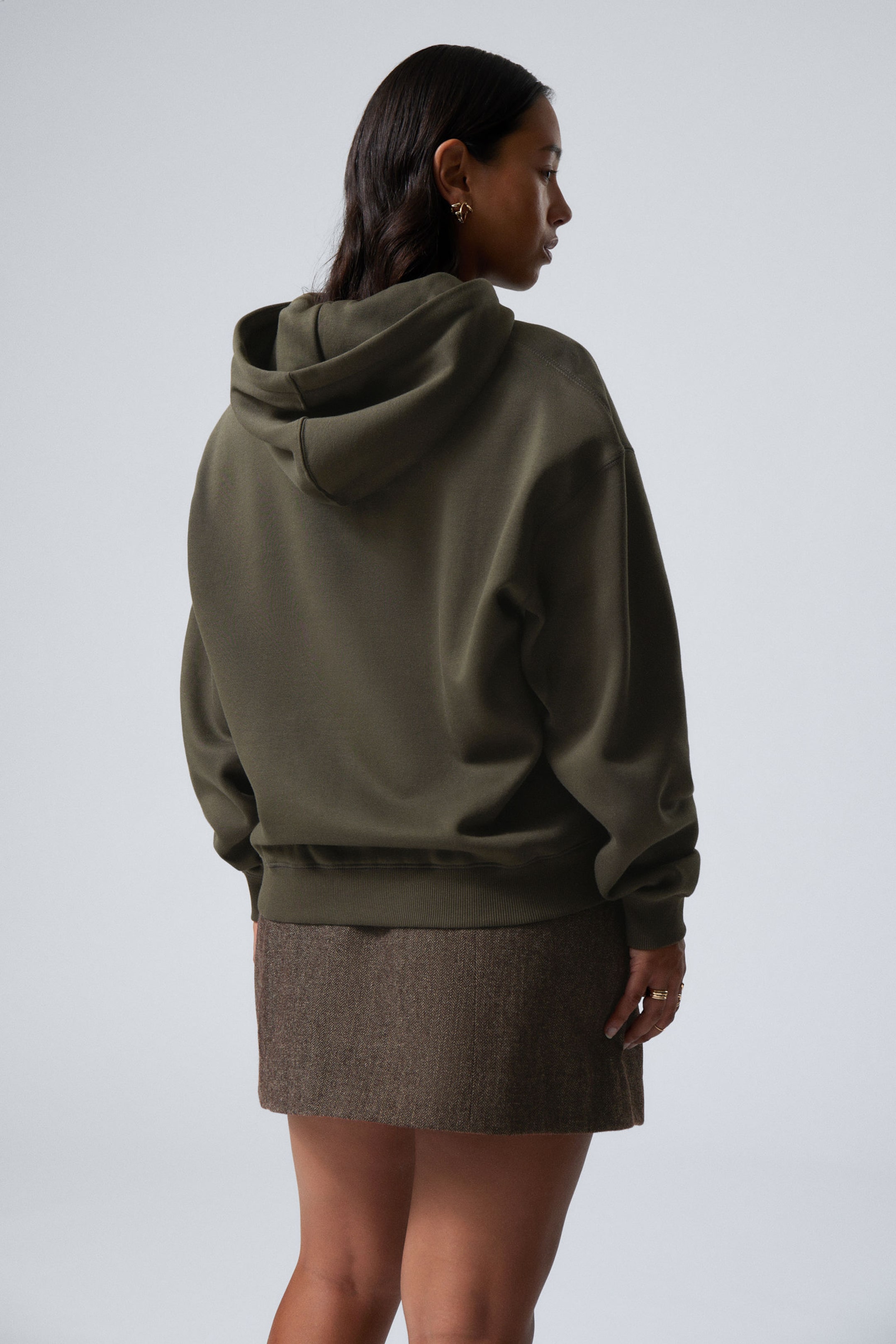 Dark Khaki Green - Essence Standard Hoodie - 3