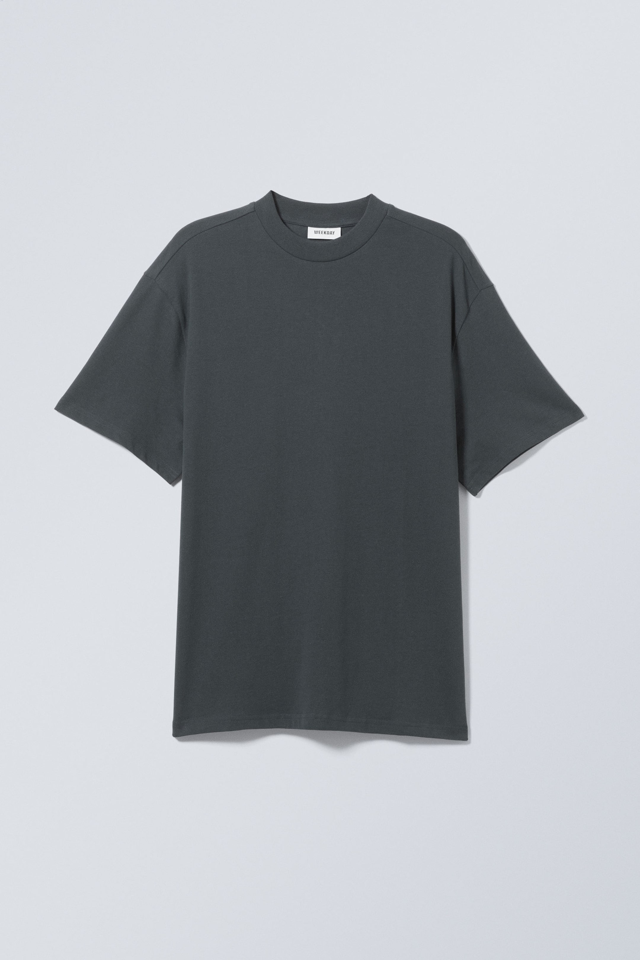 great heavyweight t-shirt - Dark Grey | Weekday GB