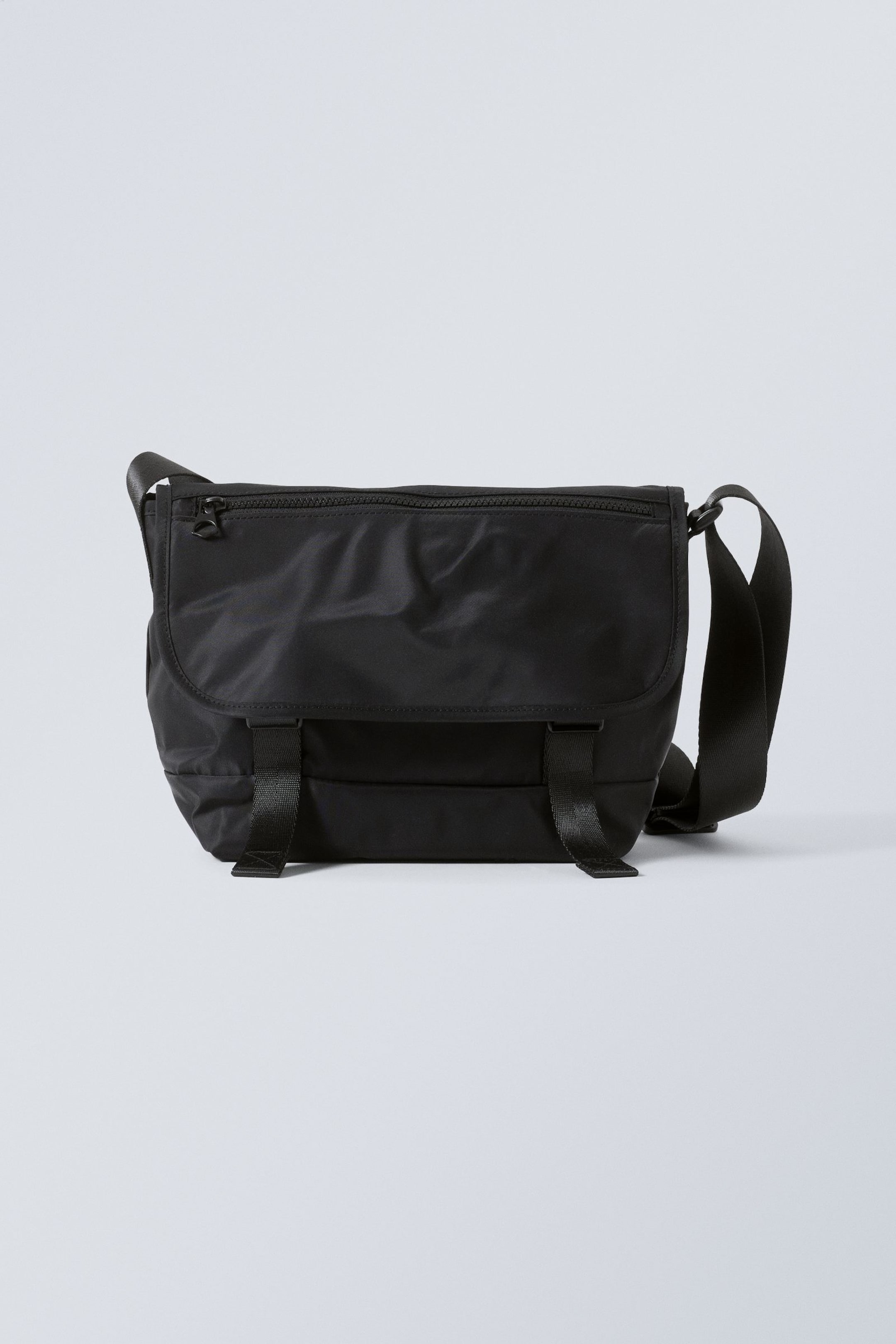 Black - Mini Messenger Bag - 0