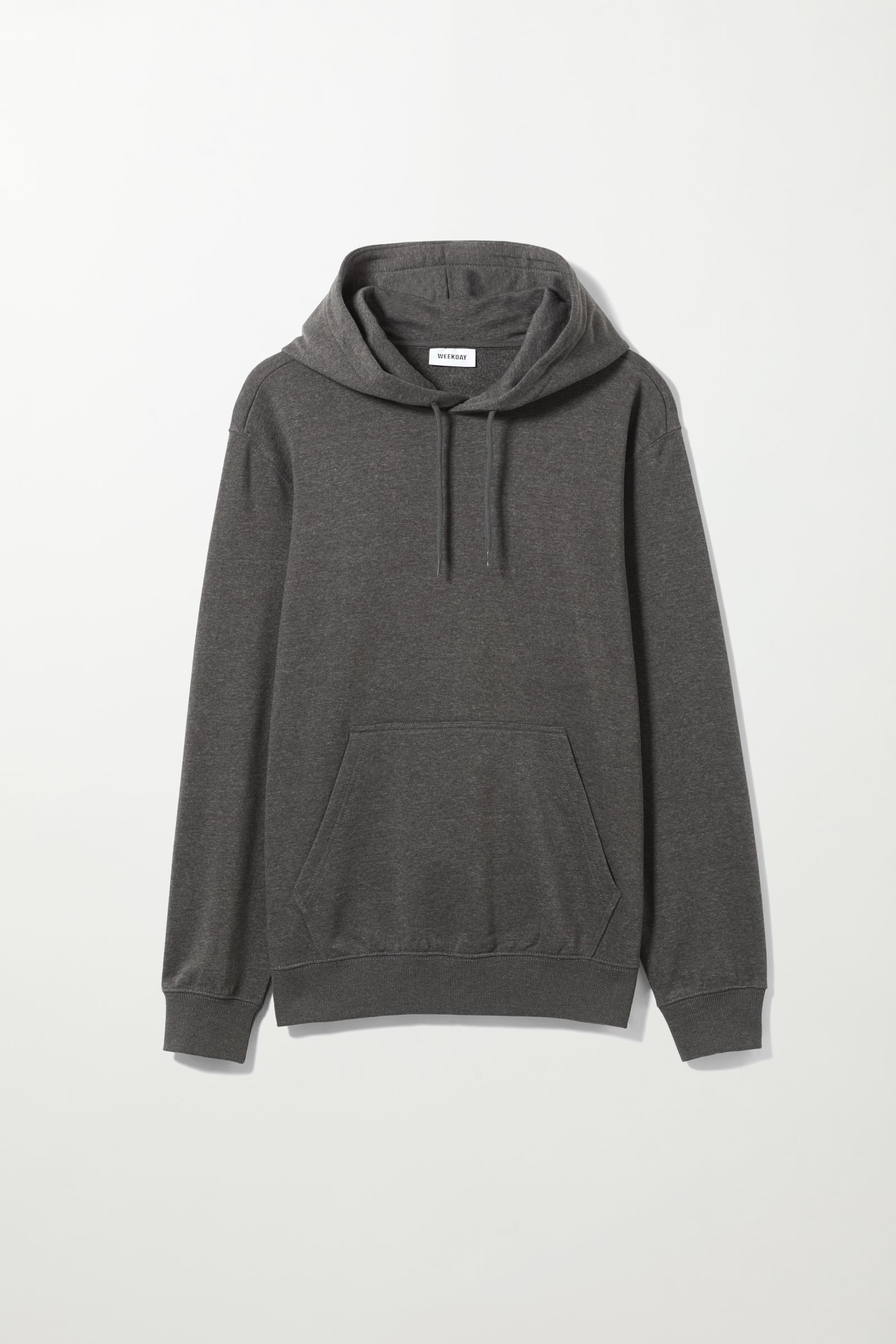 Mörkgrå - Standard mellantjock hoodie - 0