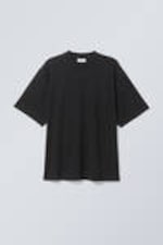 Svart - Oversized T-shirt - 1