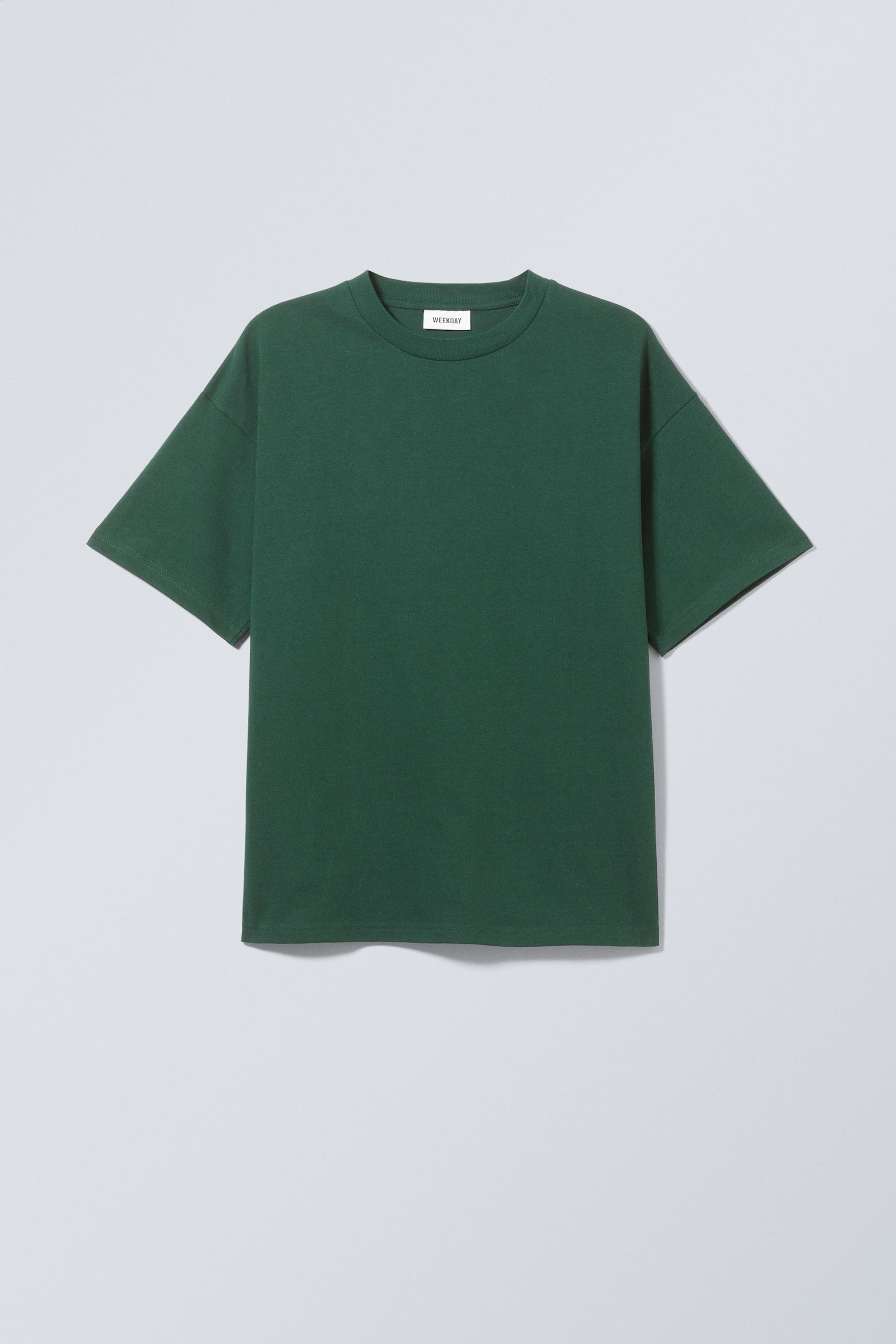 Dark Green - Great Boxy Heavyweight T-Shirt - 0