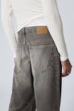 Mine Grey - Dunkelgrau - Sphere Low Waist Loose Straight Leg Jeans - 3