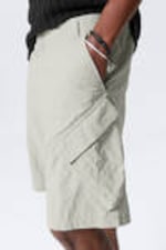 Light Dusty Grey - Tilted Relaxed Cargo Shorts - 2