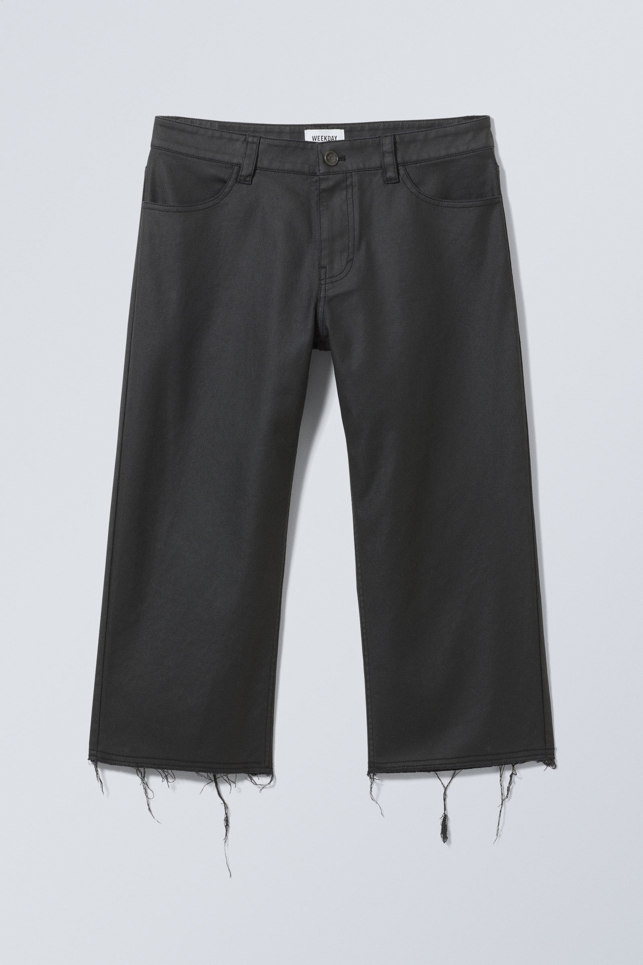 Coated Black - Aceso Coated Trousers - 0