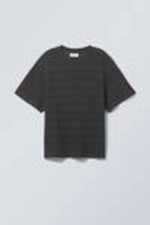 Dark Grey - Felix Structured T-Shirt - 0