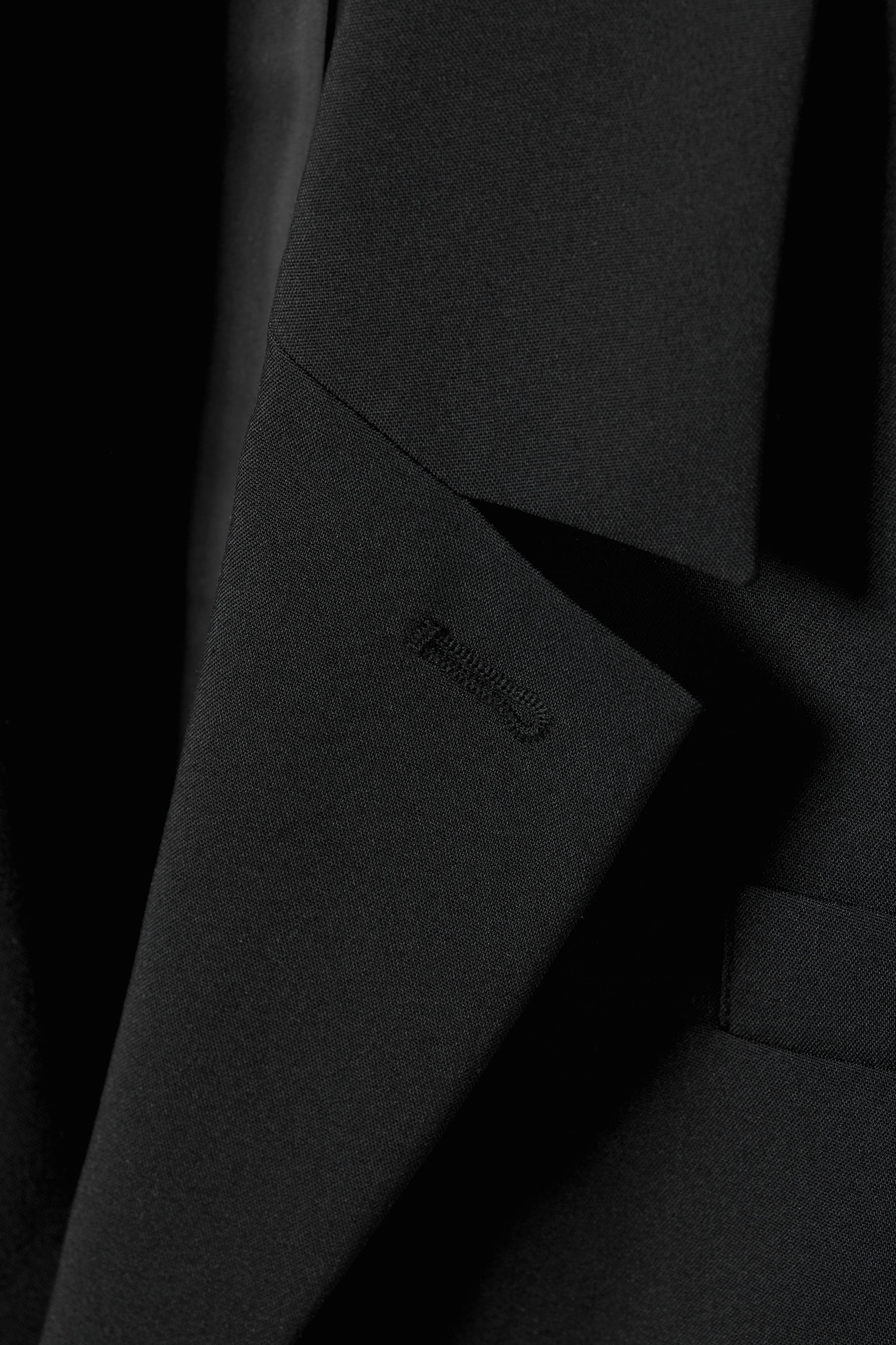 Schwarz - Einreihiger Oversize-Blazer - 1
