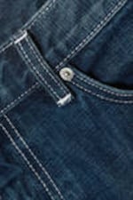 Saffierblauw - Galaxy losse jeans met omgeslagen pijpen - 1