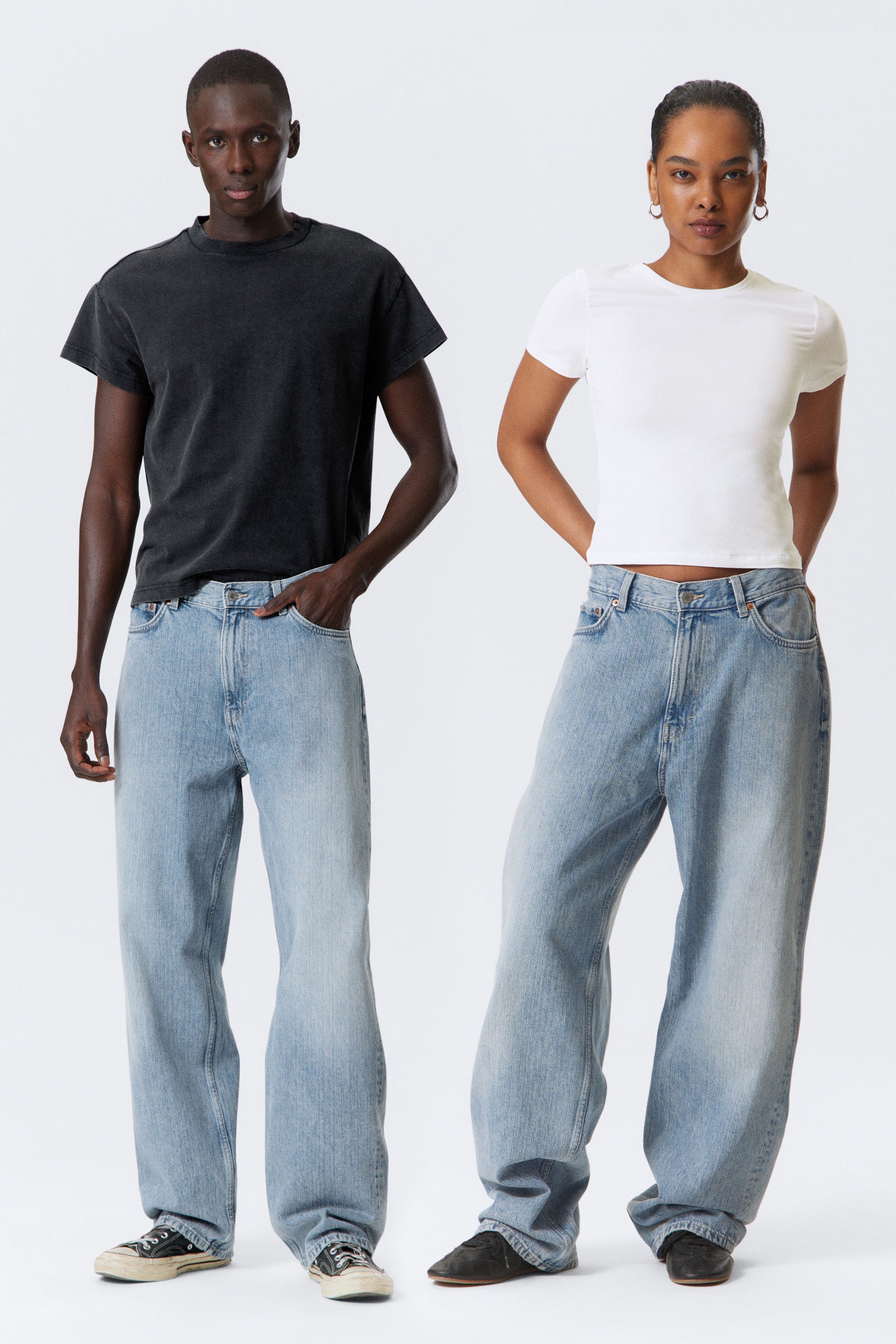 #79829D - Galaxy Loose Straight Leg Jeans - 1