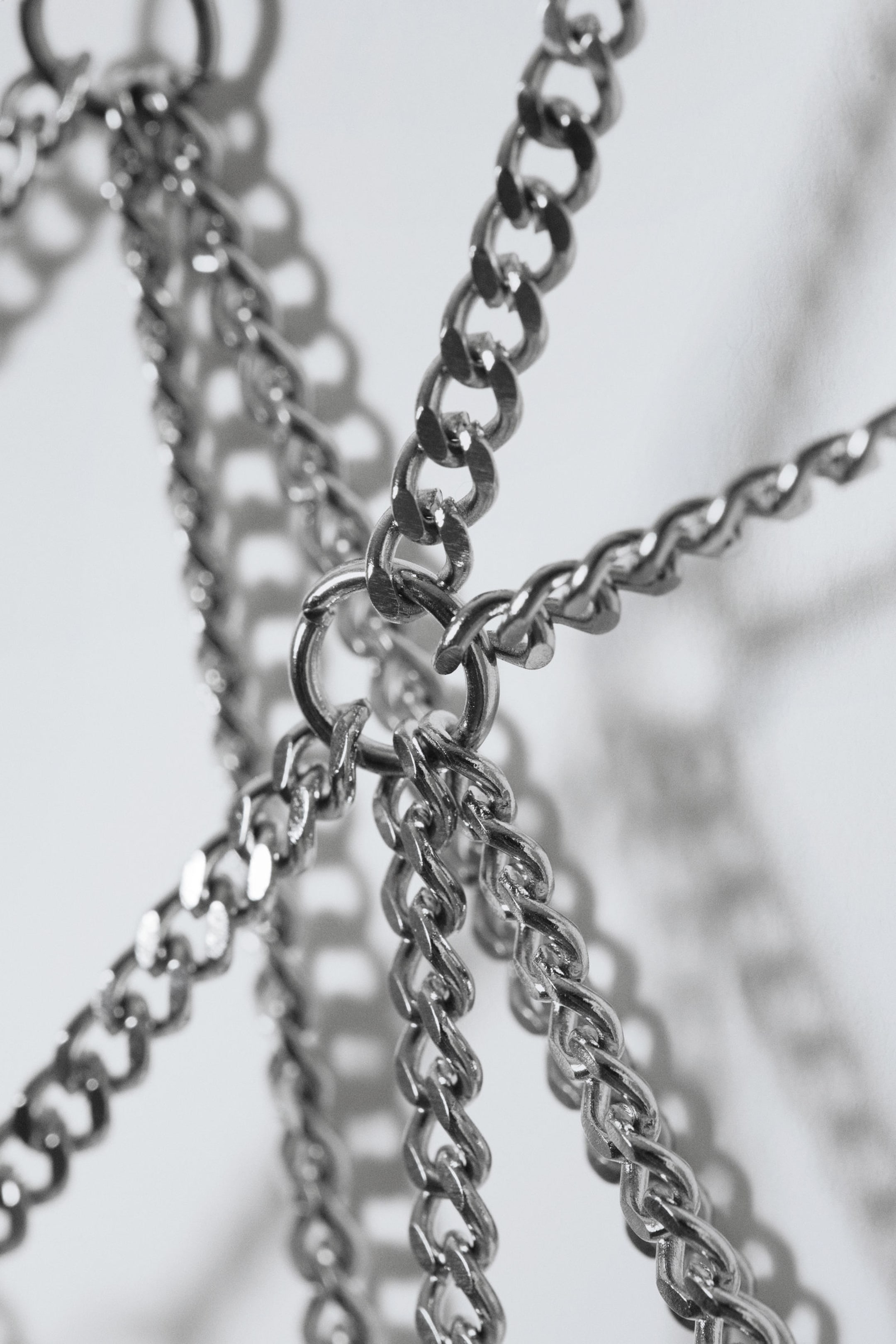 Silver - Metal Chain Link-klänning - 1