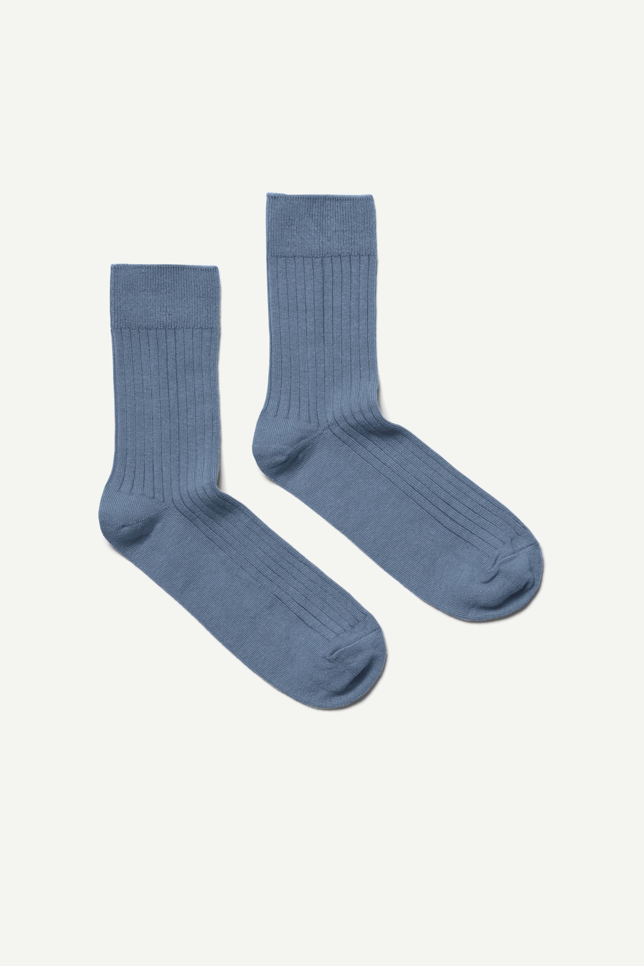 Stahlblau - Socken Selma - 0